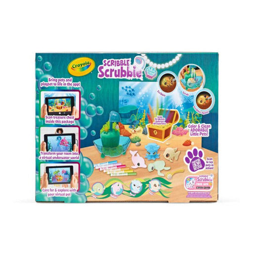 Crayola Scribble Scrubbie Ocean Pets Glow Lagoon Tub Set-Pretend Play-Crayola-Toycra