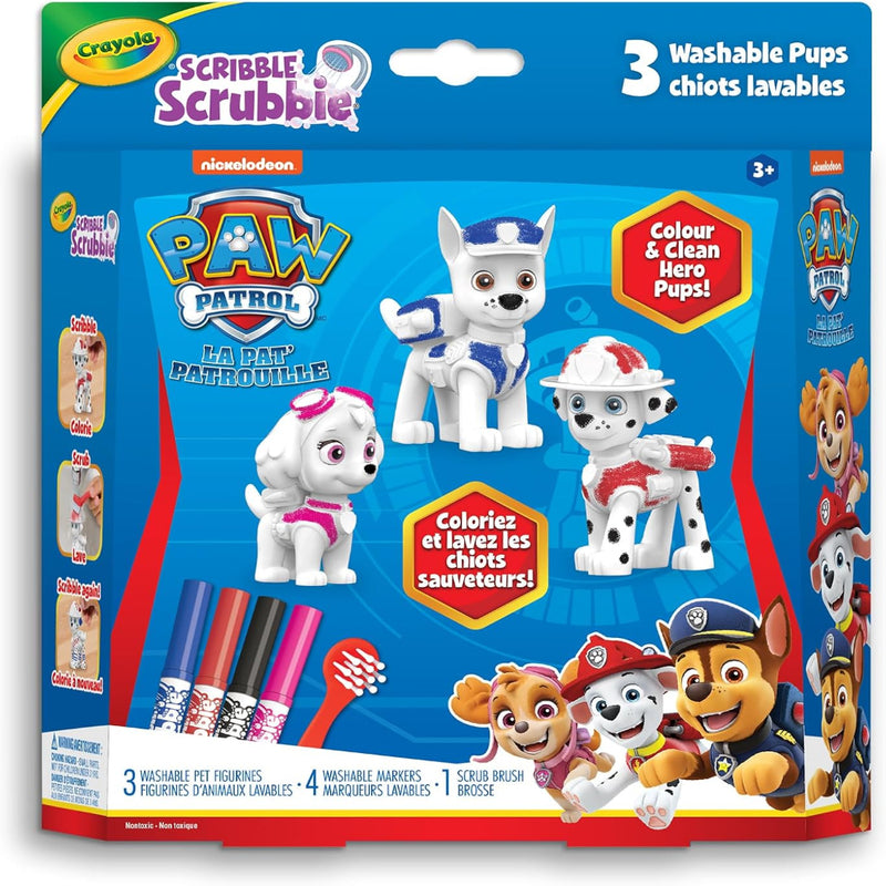 Crayola Scribble Scrubbie PAW Patrol, 3 count