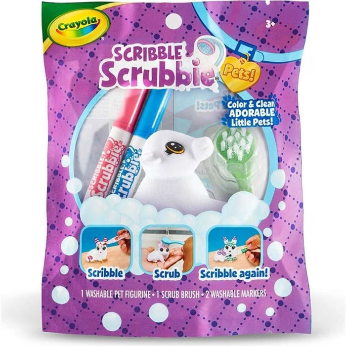 Crayola Scribble Scrubbie Pets Glow Ocean Treasure Chest Playset