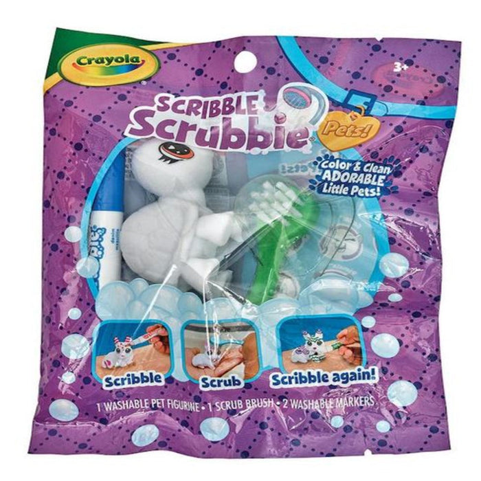 Crayola Scribble Scrubbie Pets, 1 Count -Assortment-Arts & Crafts-Crayola-Toycra