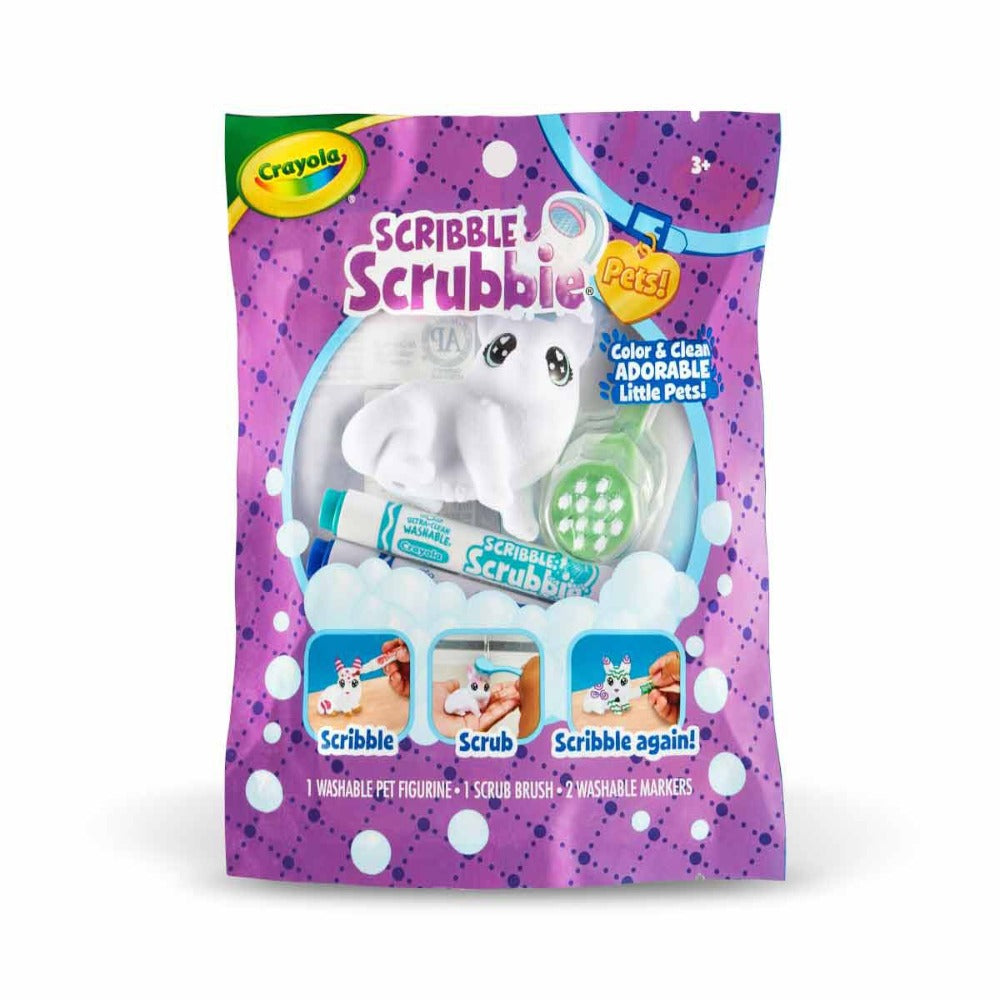 Crayola Scribble Scrubbie Pets Glow Ocean Treasure Chest Playset