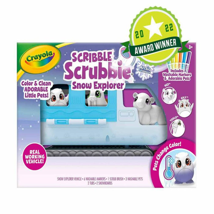 Crayola Scribble Scrubbie Pets Arctic Snow Explorer-Arts & Crafts-Crayola-Toycra