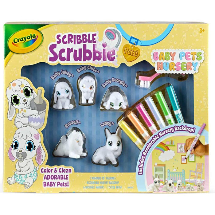 Crayola Scribble Scrubbie Pets Baby Pets Nursery-Arts & Crafts-Crayola-Toycra