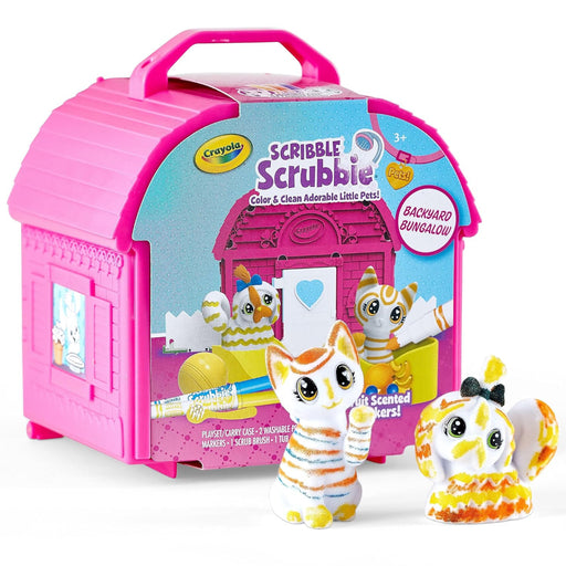 Crayola Scribble Scrubbie Pets! Backyard Bungalow-Arts & Crafts-Crayola-Toycra