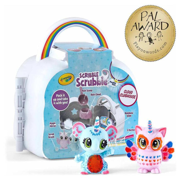 Crayola Scribble Scrubbie Pets Cloud Clubhouse Playset-Arts & Crafts-Crayola-Toycra