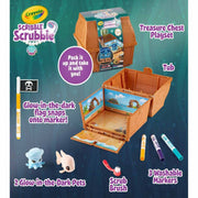 Crayola Scribble Scrubbie Pets Glow Ocean Treasure Chest Playset