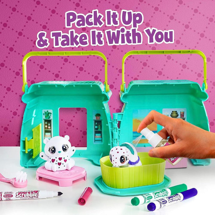 Crayola Scribble Scrubbie Pets Scented Spa Playset-Arts & Crafts-Crayola-Toycra