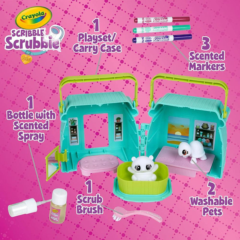 Crayola Scribble Scrubbie Pets Scented Spa Playset