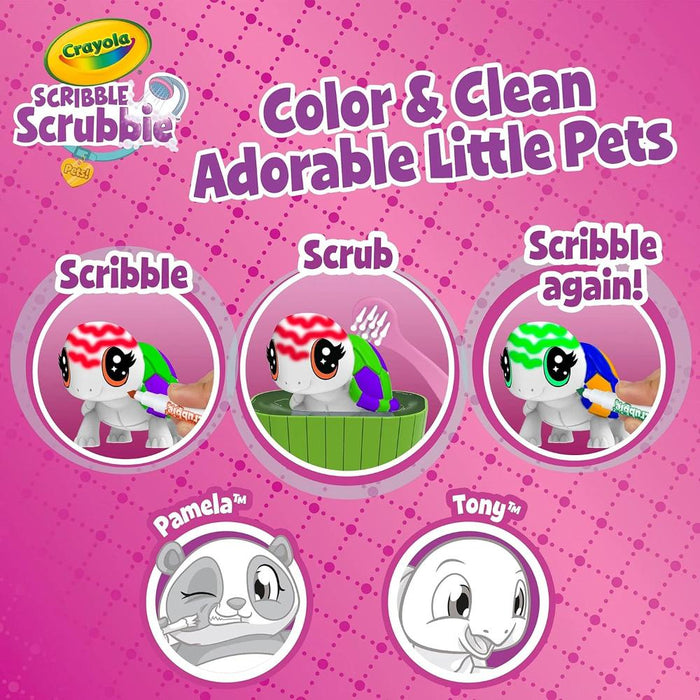 Crayola Scribble Scrubbie Pets Scented Spa Playset-Arts & Crafts-Crayola-Toycra