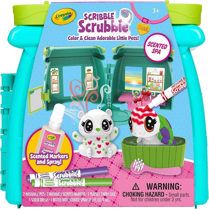 Crayola Scribble Scrubbie Pets Scented Spa Playset-Arts & Crafts-Crayola-Toycra