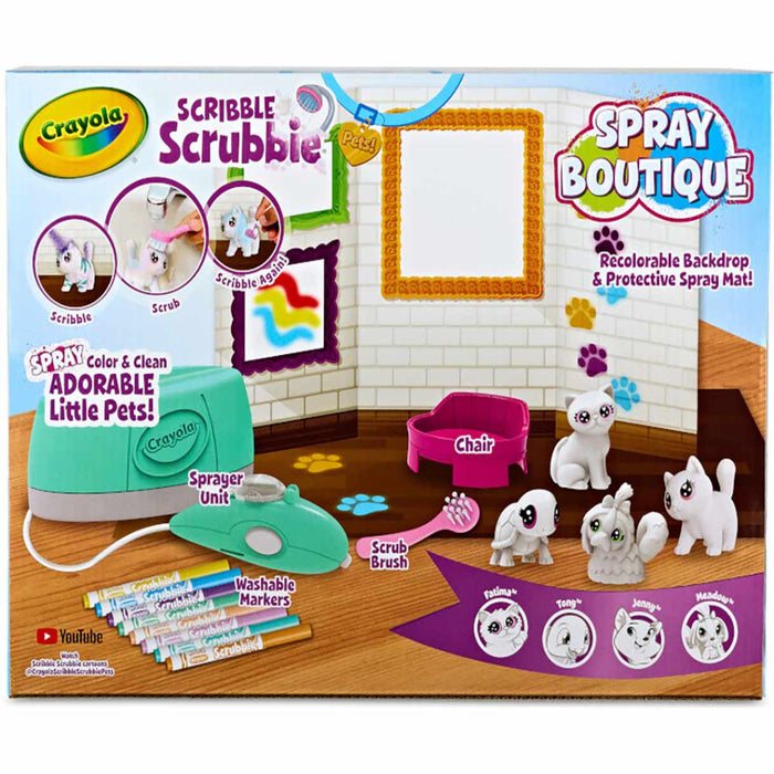 Crayola Scribble Scrubbie Pets Spray Boutique-Arts & Crafts-Crayola-Toycra