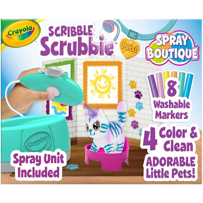Crayola Scribble Scrubbie Pets Spray Boutique-Arts & Crafts-Crayola-Toycra