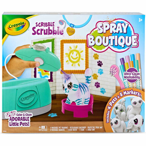 Crayola Scribble Scrubbie Pets Spray Boutique-Arts & Crafts-Crayola-Toycra