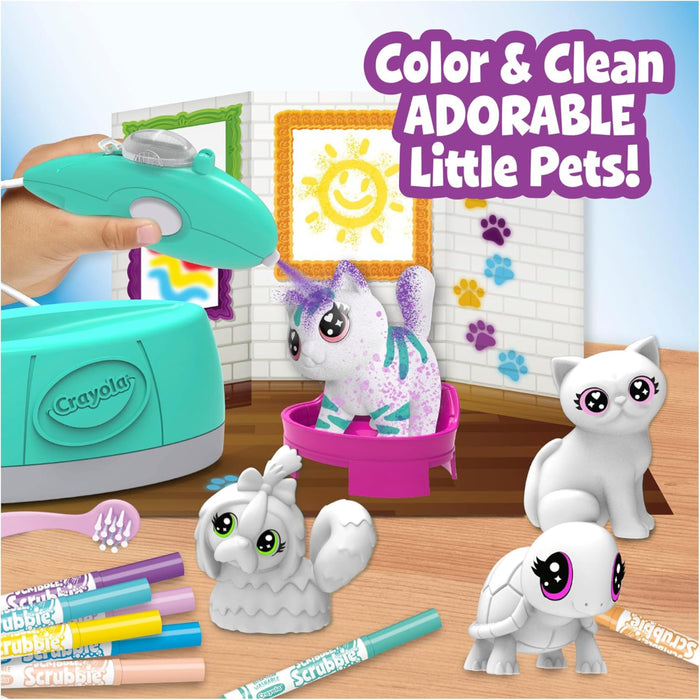 Crayola Scribble Scrubbie Pets Spray Boutique Play Set-Arts & Crafts-Crayola-Toycra
