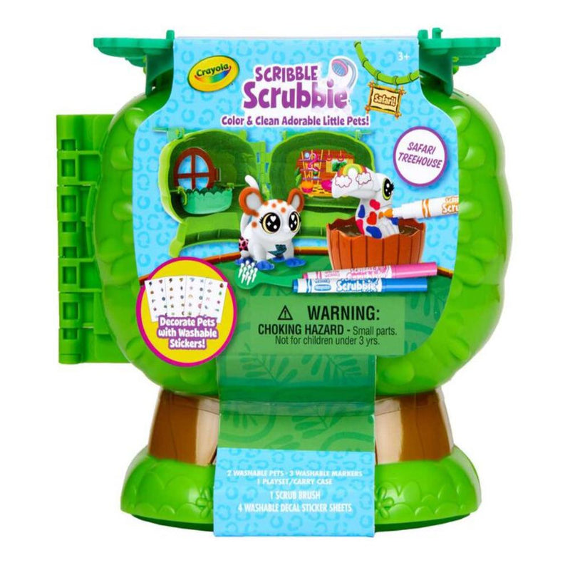 Crayola Scribble Scrubbie Safari Treehouse Playset