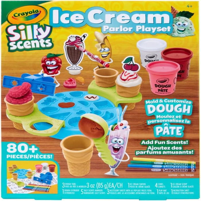 Crayola Silly Scents Ice Cream Parlor Playset-Arts & Crafts-Crayola-Toycra