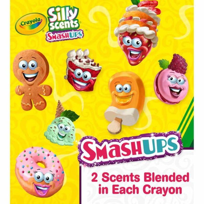 Crayola Silly Scents Smash Ups Mini Twistables Scented Crayons, 24 count-Arts & Crafts-Crayola-Toycra