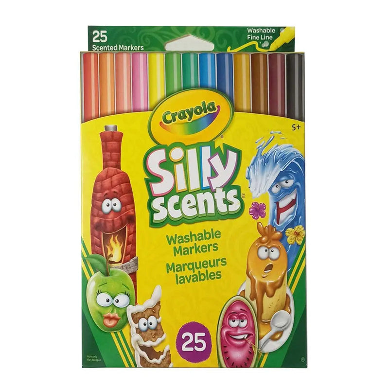Crayola Silly Scents Washable Markers - 25 Count