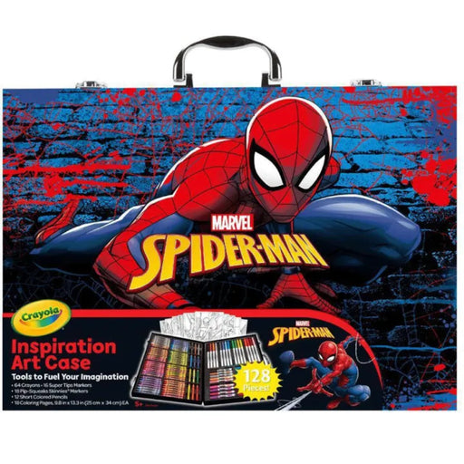 Crayola Spiderman Inspiration Art Case-Arts & Crafts-Crayola-Toycra