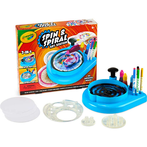Crayola Spin & Spiral Art Station 2.0-Arts & Crafts-Crayola-Toycra