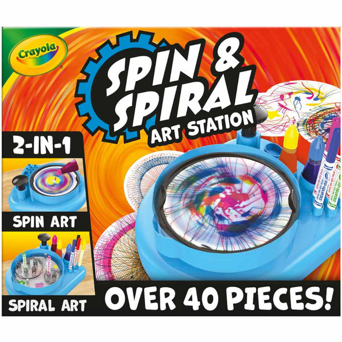 Crayola Spin & Spiral Art Station 2.0-Arts & Crafts-Crayola-Toycra
