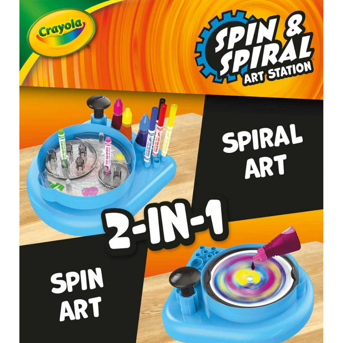 Crayola Spin & Spiral Art Station 2.0-Arts & Crafts-Crayola-Toycra