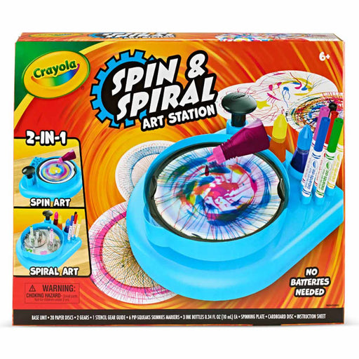 Crayola Spin & Spiral Art Station 2.0-Arts & Crafts-Crayola-Toycra