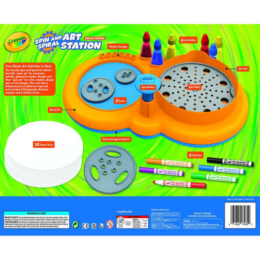 Crayola Spin & Spiral Art Station Deluxe-Arts & Crafts-Crayola-Toycra