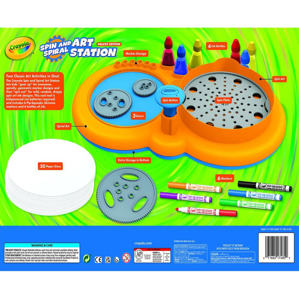 Krishna's Jolly Bits: Crayola Spin and Spiral Art Station is a fun arts and crafts toy for kids