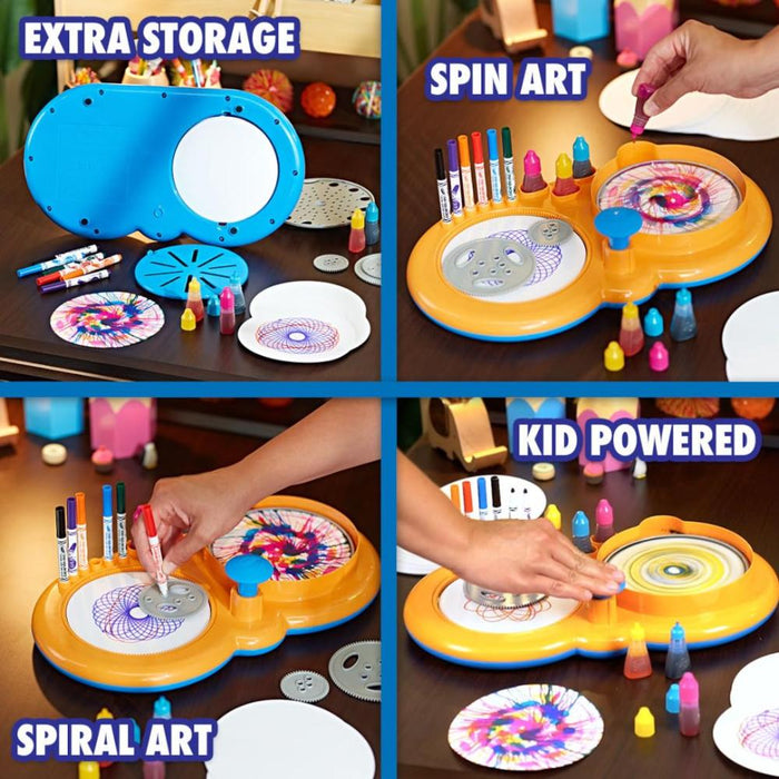 Crayola Spin & Spiral Art Station Deluxe-Arts & Crafts-Crayola-Toycra