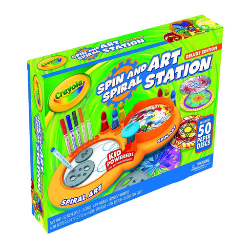 Crayola Spin & Spiral Art Station Deluxe-Arts & Crafts-Crayola-Toycra