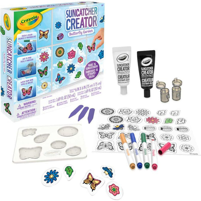 Crayola Suncatcher Creator - Butterfly Garden-Arts & Crafts-Crayola-Toycra