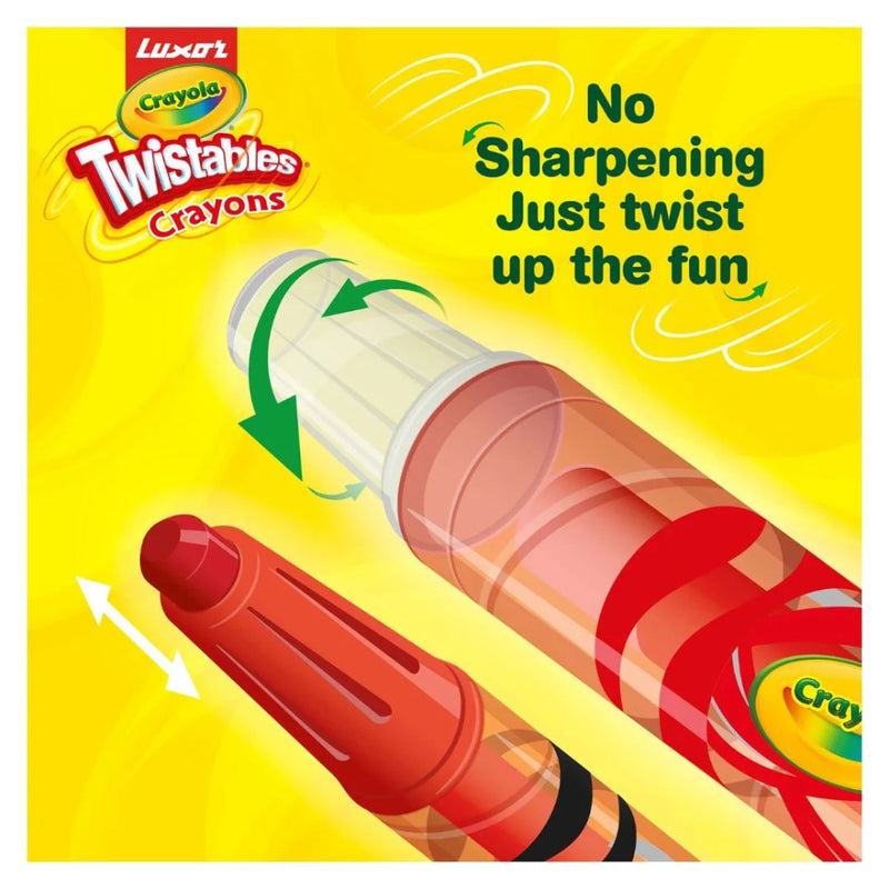 Luxor Crayola Twistable Mini Crayons 24 Shades