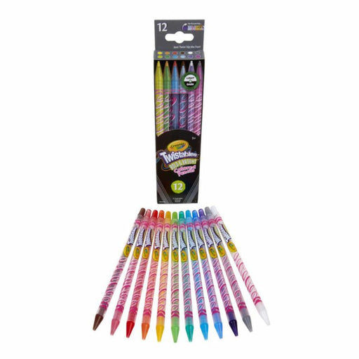 Crayola Twistables Colored Pencils, Bold & Bright, 12 Count-Arts & Crafts-Crayola-Toycra