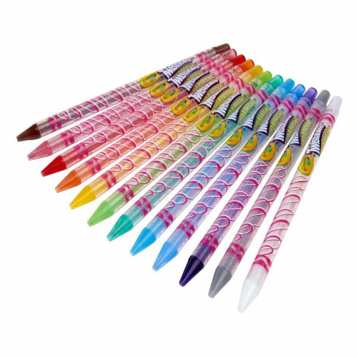 Crayola Twistables Colored Pencils, Bold & Bright, 12 Count-Arts & Crafts-Crayola-Toycra