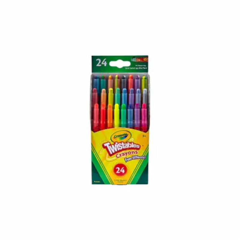 Crayola Twistables Fun Effects Crayons, 24 Count