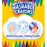 Crayola Ultra-Clean Washable Crayons, 24 Count-Arts & Crafts-Crayola-Toycra