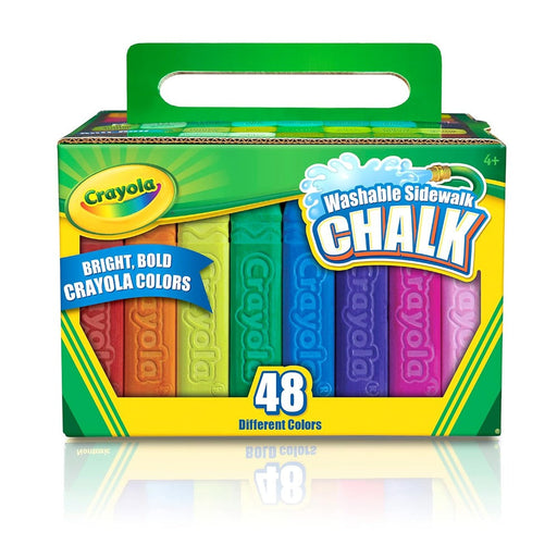 Crayola Washable Sidewalk Chalk, 48 Count-Arts & Crafts-Crayola-Toycra
