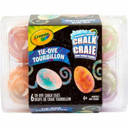 Crayola Washable Sidewalk Chalk Eggs, Tie-Dye, 6 Count