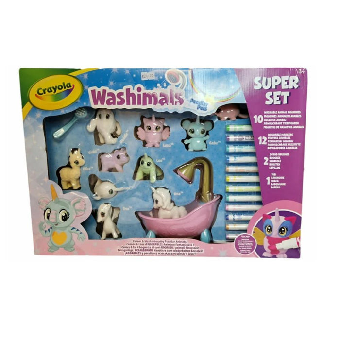 Crayola Washimals Peculiar Pets Super Playset-Arts & Crafts-Crayola-Toycra