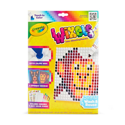Crayola Wixels Animals Activity Kit, Pixel Art Coloring Set-Arts & Crafts-Crayola-Toycra