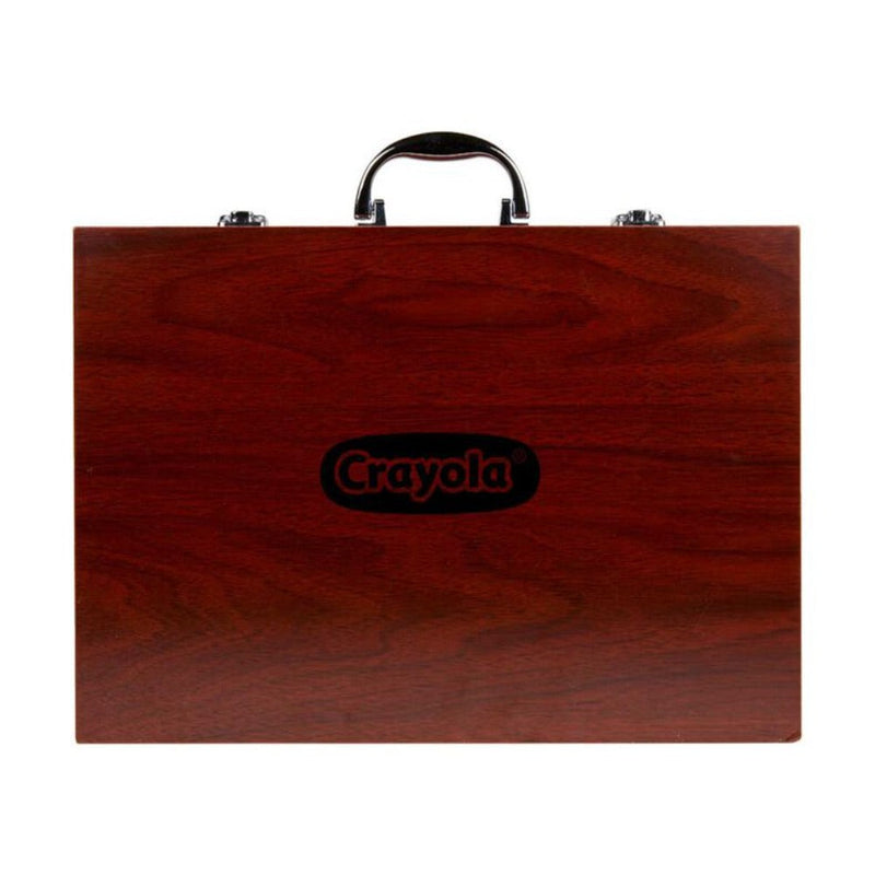 Crayola Wooden Deluxe Art Set, 80+ Pcs-Arts & Crafts-Crayola-Toycra