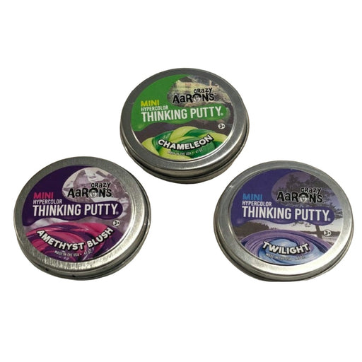 Crazy Aaron's Super Illusions Mini Tin Thinking Putty ( Pack of 3)-Novelty Toys-Crazy Aaron's Putty-Toycra
