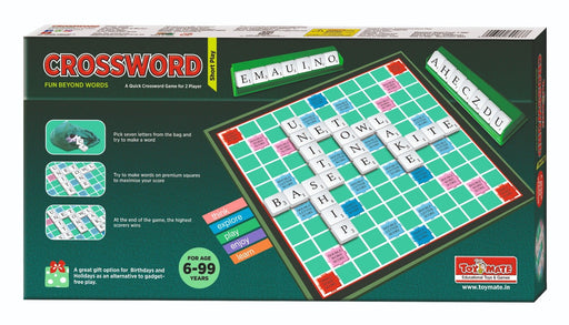 Crossword Family Board Indoor Games for Kids & Adults-A Complete Family Game-simple-Toymate-Toycra