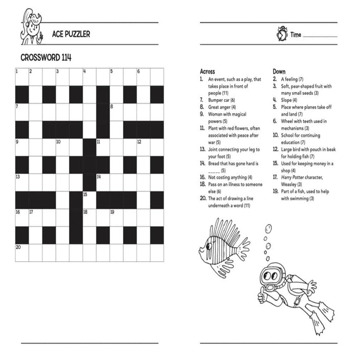 Crosswords For Clever Kids-Activity Books-Hi-Toycra