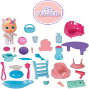 Cry Babies Magic Tears Dream's Mega Doll House - 3 Stories, 25+ Accessories-Pretend Play-Cry Babies-Toycra