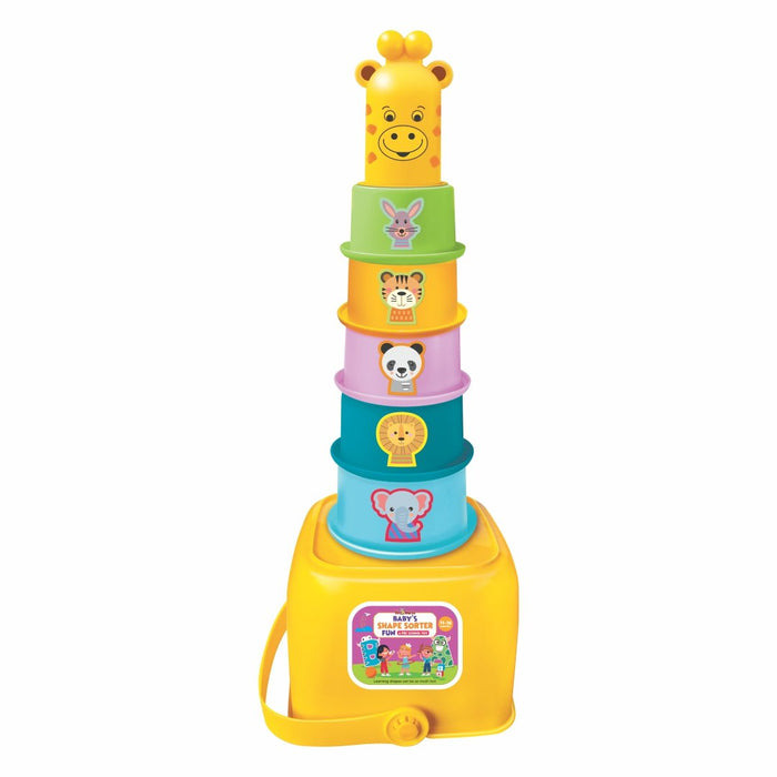 Cuppy Shappy – 3-in-1 Stacking &amp; Sorting Fun for Toddlers (12-36 Months)-simple-Toymate-Toycra