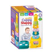 Cuppy Shappy – 3-in-1 Stacking &amp; Sorting Fun for Toddlers (12-36 Months)