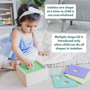 Curious Cub 4- in - 1 Shape Sorter