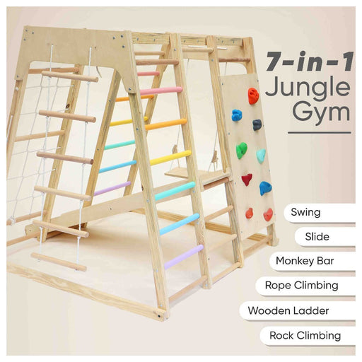 Curious Cub 7-in-1 Jungle gym-Outdoor Toys-Curious Cub-Toycra